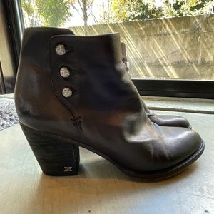 Sam Edelman Black Leather Bootie